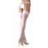 Cottelli - Lace Stockings (White)  - 4/XL