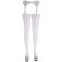 Cottelli - Lace Stockings (White)  - 5/XXL