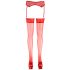 Cottelli - Lace tights (red) - 5/XL