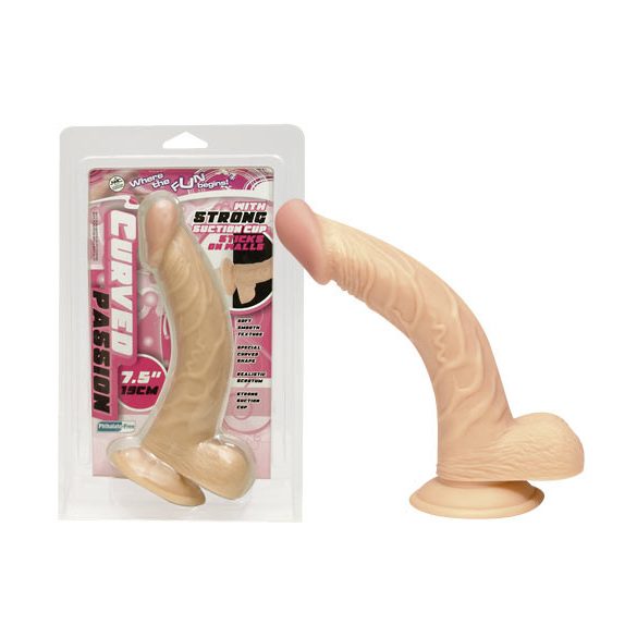 NMC 7.5 - Curved Natural Dildo (19cm) 