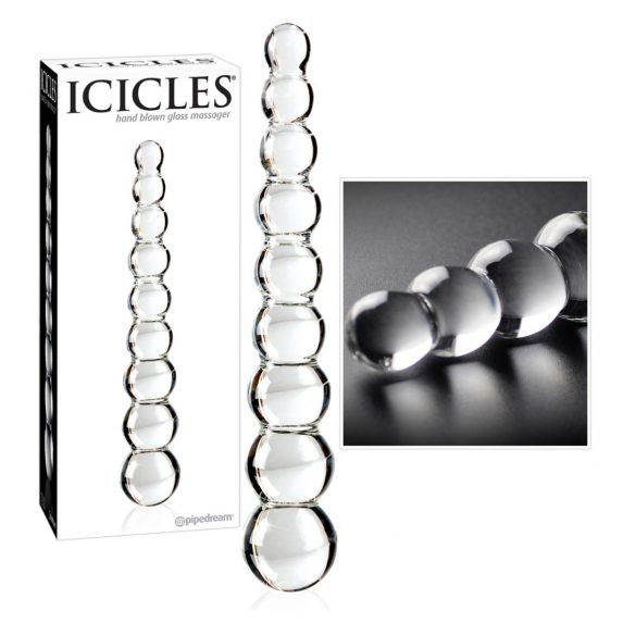 Iciles No. 2 - Glass Dildo (Clear) 