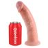 King Cock 9 - clamp-on dildo (23cm) - natural