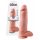 King Cock 12 Inch Large Dildo - Natural 