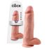 King Cock 12 Inch Large Dildo - Natural 