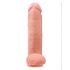 King Cock 12 Inch Large Dildo - Natural 