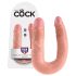 King Cock Double Dildo (Medium) - Natural 