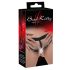 Bad Kitty - Crotchless Clamps with Panties - Purple-Black (S-L) 