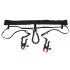 Bad Kitty - Crotchless Clamps with Panties - Purple-Black (S-L) 