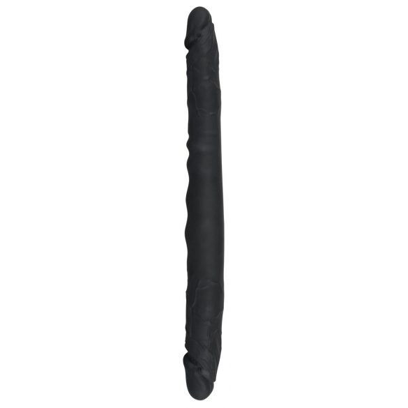 Bad Kitty - Silicone Double Dildo (Black) 