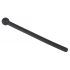 Hollow Silicone Urethral Dilator Dildo (Black) 