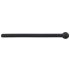 Hollow Silicone Urethral Dilator Dildo (Black) 