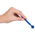 Dilator Sperm Stopper - Spherical silicone urethral dilator dildo (blue)