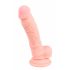 Silicone Dildo (18cm) - Natural 