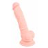 Silicone Dildo (18cm) - Natural 