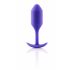 b-vibes Snug Plug 2 Double Bead Anal Dildo (114g) - Purple 