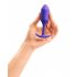 b-vibes Snug Plug 2 Double Bead Anal Dildo (114g) - Purple 