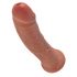 King Cock 8-inch Dildo - Dark Natural 