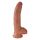 King Cock 9 testicle dildo (23 cm) - brown