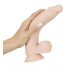 Nature Skin - Suction Cup Realistic Dildo - Natural (Medium) 