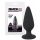 Black Velvet Heavy - 40g Anal Dildo (Black) 