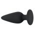 Black Velvet Heavy - 75g Anal Dildo (Black) 