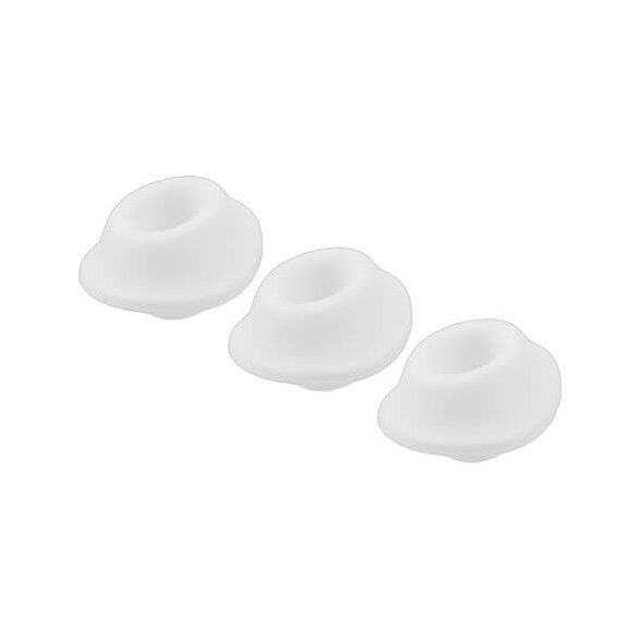 Womanizer Premium S - Spare Suction Heads Set - White (3 Pack) 