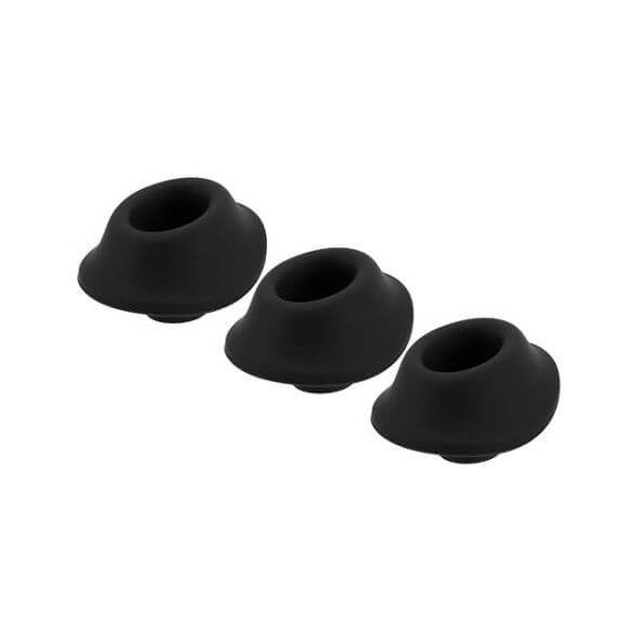 Womanizer Premium S - Replacement Suction Cups Set - Black (3pcs) 