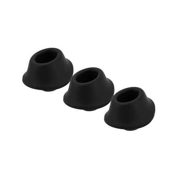 Womanizer Premium M - Replacement Suction Cup Set - Black (3pcs) 