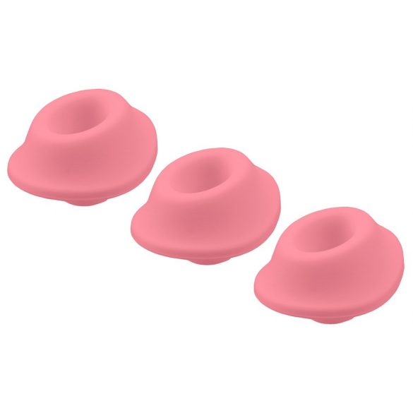 Womanizer Premium Eco - Replacement Suction Heads - Pink (3 Pack) 