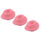 Womanizer Premium Eco - Replacement Suction Heads - Pink (3 Pack)  - M