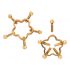 Bad Kitty - Twisted Nipple Jewelry (Flower) - Gold 