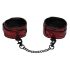 Fifty Shades of Grey - Ankle Cuffs (Black-Red) 