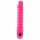 Classic Candy Twirl - spiral dildo vibrator (pink) 