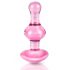 Icicles No. 75 - Heart Glass Anal Dildo (Pink) 