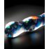 Icicles No. 08 - Wavy Double-Ended Glass Dildo (Transparent-Blue) 