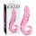 Icicles No. 24 - Ribbed Glass Dildo (Pink) 