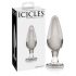 Icicles No. 26 - Tapered, Glass Anal Dildo (Clear) 