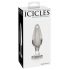 Icicles No. 26 - Tapered, Glass Anal Dildo (Clear) 