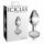 Icicles No. 44 - Tapered Glass Anal Dildo (Transparent) 