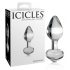 Icicles No. 44 - Tapered Glass Anal Dildo (Transparent) 