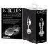 Icicles No. 44 - Tapered Glass Anal Dildo (Transparent) 