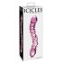 Icicles No. 55 - Double-Ended G-Spot Glass Dildo (Pink) 