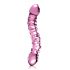 Icicles No. 55 - Double-Ended G-Spot Glass Dildo (Pink) 