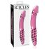 Icicles No. 57 - Double-Ended Glass Dildo (Pink) 