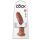 King Cock 9 - Suction Cup Realistic Dildo (23cm) - Dark Natural 