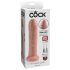 King Cock 7 Inch Realistic Dildo - Natural 