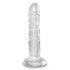 King Cock Clear 6 - Suction Cup Dildo (6 Inch) 