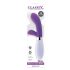 Classix Waterproof G-Spot Vibrator with Clitoral Arm (Purple) 