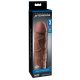 X-TENSION Mega 2 - Realistic Penis Sleeve (20.3cm) - Dark Natural 