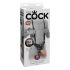 King Cock Strap-on 10 - hollow dildo with strap-on harness (25cm)